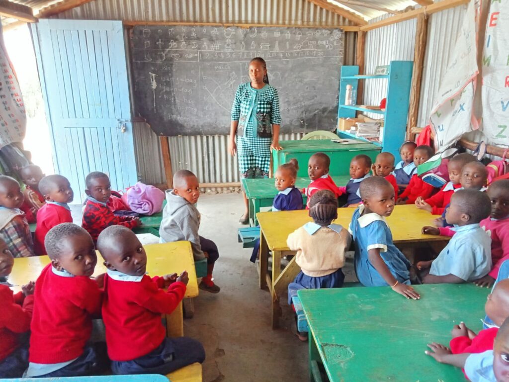 Shalom prep students in class ready to learn